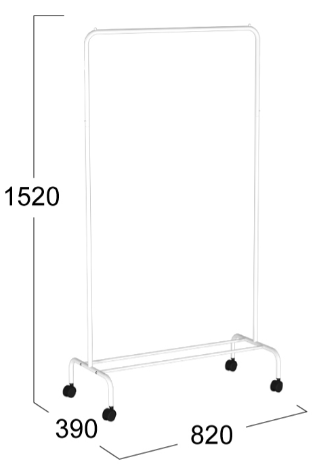 Вешалка для одежды Радуга 2-ВНП 299 Белый в Тамбове - изображение 1