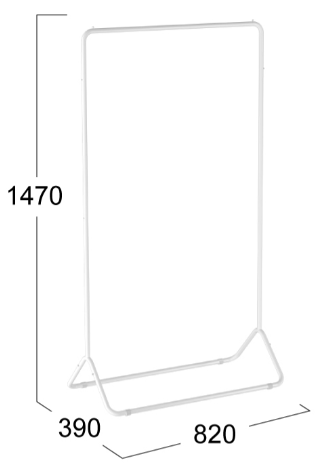 Вешалка для одежды Радуга 3-ВНП 391 Белый в Тамбове - изображение 1