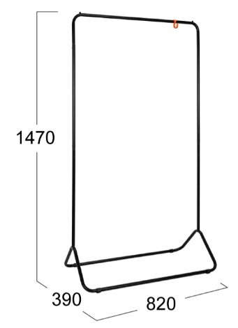 Гардеробная вешалка Радуга 3-ВНП 391 Черный в Тамбове - изображение 1