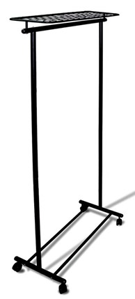 Вешалка гардеробная на колесах М 9 (Черный) в Тамбове - изображение