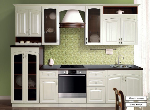 Кухонный гарнитур Кантри 2800 в Тамбове - изображение