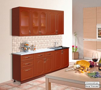 Гарнитур кухонный Классика 2000, цвет Итальянский орех в Тамбове - предосмотр