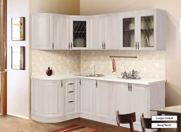 Модульная кухня Веста 1330х2200, цвет Сандал белый в Тамбове - предосмотр