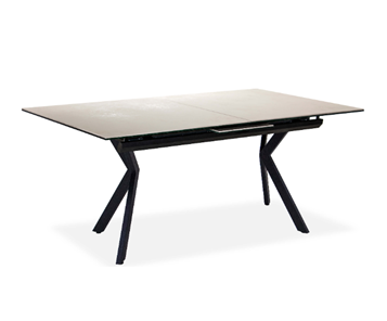 Кухонный раздвижной стол Бордо 2CX 160х90 (Oxide Avorio/Графит) в Тамбове - предосмотр