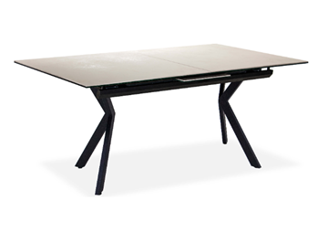 Кухонный раскладной стол Бордо 1CX 140х85 (Oxide Avorio/Графит) в Тамбове - предосмотр