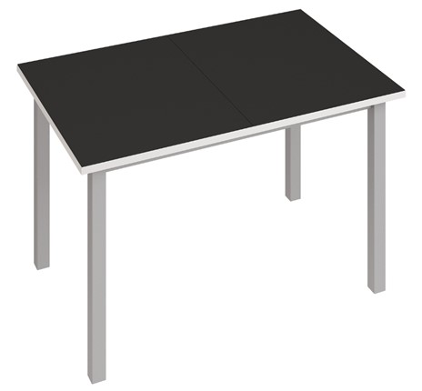 Кухонный стол раздвижной Фристайл-3, Черный в Тамбове - изображение