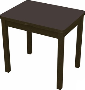 Кухонный раскладной стол Бари дерево №8 (стекло коричневое/венге) в Тамбове - предосмотр