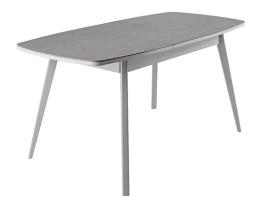 Обеденный раздвижной стол Артктур, Керамика, grigio серый, 51 диагональные массив серый в Тамбове - изображение