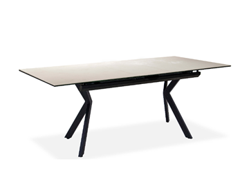 Кухонный раскладной стол Бордо 1CX 140х85 (Oxide Avorio/Графит) в Тамбове - предосмотр 5