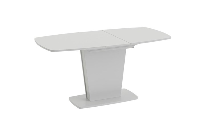 Стол раздвижной Честер тип 2, цвет Белый/Стекло белый глянец в Тамбове - изображение 1