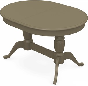 Кухонный стол раздвижной Леонардо-2 исп. Овал, тон 40 (Морилка/Эмаль) в Тамбове