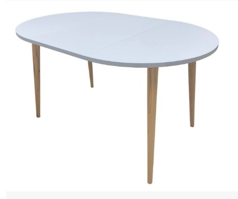Кухонный раздвижной круглый стол Серый камень 90*90 см ЛДСП в Тамбове - изображение 7