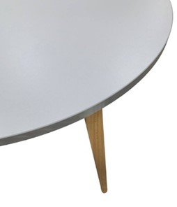 Кухонный раздвижной круглый стол Серый камень 90*90 см ЛДСП в Тамбове - предосмотр 8