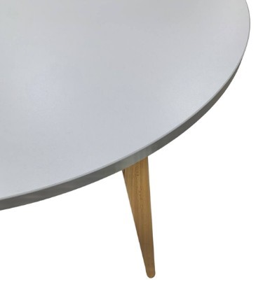 Кухонный раздвижной круглый стол Серый камень 90*90 см ЛДСП в Тамбове - изображение 8