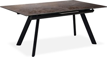 Кухонный стол раскладной Бордо 3CQ 180х95 (Oxide Moro/Графит) в Тамбове - предосмотр