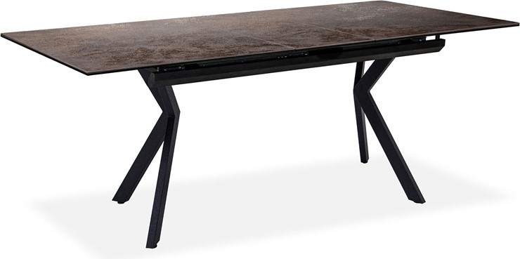 Кухонный стол раздвижной Бордо 3CX 180х95 (Oxide Moro/Графит) в Тамбове - изображение 1