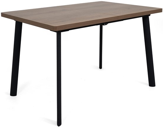 Раздвижной стол Дали-1L(ноги черные, дуб табако) в Тамбове - изображение