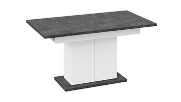 Кухонный раздвижной стол Детройт тип 1 (Белый/Ателье темный) в Тамбове - предосмотр 3