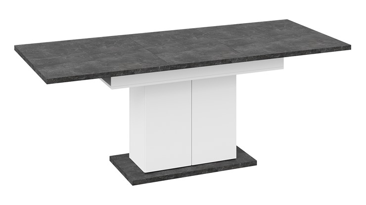 Кухонный раздвижной стол Детройт тип 1 (Белый/Ателье темный) в Тамбове - изображение 4