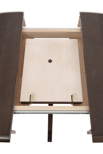 Кухонный стол раздвижной Фабрицио-1 исп. Эллипс, Тон 12 (Морилка/Эмаль) в Тамбове - изображение 4