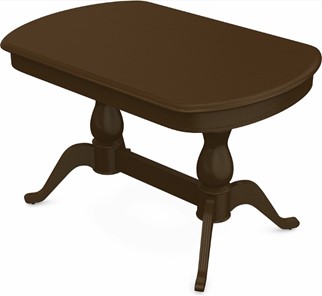 Кухонный стол раздвижной Фабрицио-2 исп. Мыло 1200, Тон 4 Покраска + патина с прорисовкой (на столешнице) в Тамбове