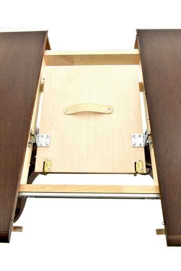 Кухонный раскладной стол Фабрицио-2 исп. Мыло 1400, Тон 9 (Морилка/Эмаль) в Тамбове - изображение 6