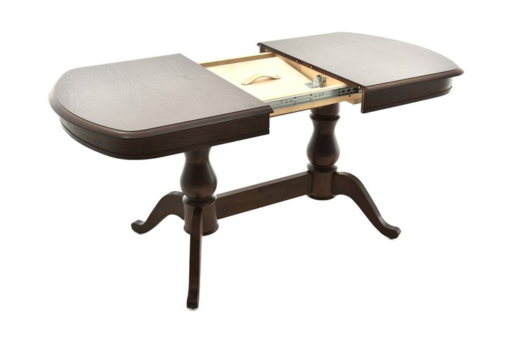 Кухонный раскладной стол Фабрицио-2 исп. Мыло 1400, Тон 9 (Морилка/Эмаль) в Тамбове - изображение 2