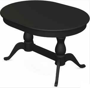 Раздвижной стол Фабрицио-2 исп. Овал 1600, Тон 12 Покраска + патина с прорисовкой (на столешнице) в Тамбове