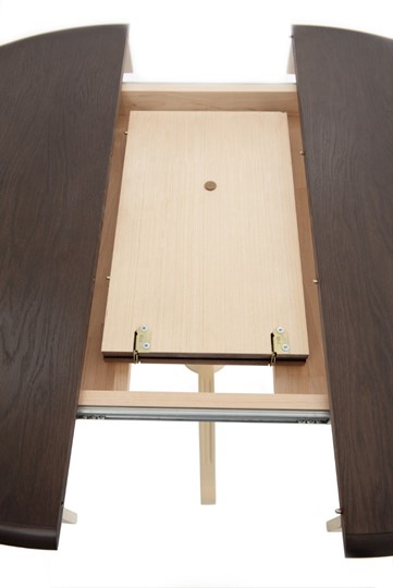 Раздвижной стол Леонардо-1 исп. Круг 820, тон 4 (Морилка/Эмаль) в Тамбове - изображение 4