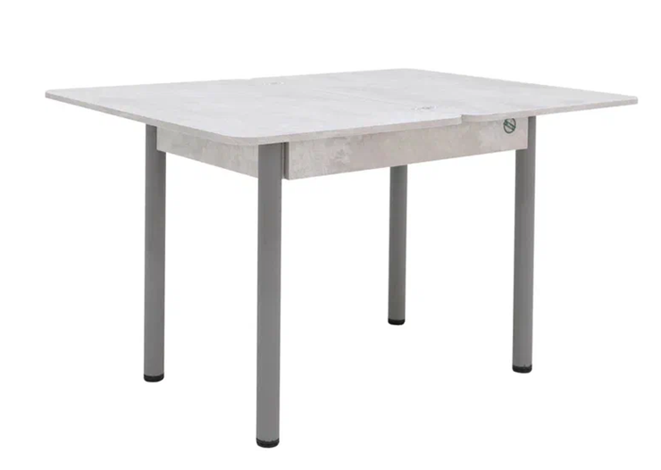Кухонный раздвижной стол Прайм-3Р, Цемент светлый в Тамбове - изображение 1