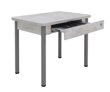 Кухонный раздвижной стол Прайм-3Р, Цемент светлый в Тамбове - предосмотр 2