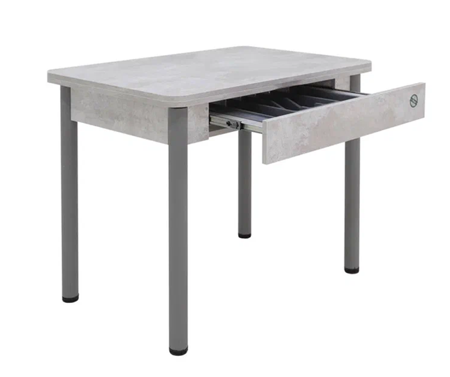 Кухонный раздвижной стол Прайм-3Р, Цемент светлый в Тамбове - изображение 2