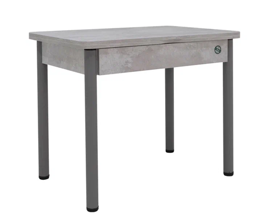 Кухонный раздвижной стол Прайм-3Р, Цемент светлый в Тамбове - изображение