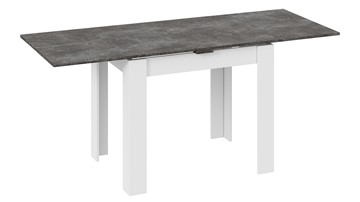 Кухонный стол раскладной Промо тип 3 (Белый/Ателье темный) в Тамбове - предосмотр 1