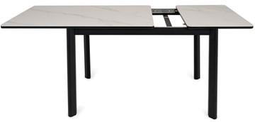 Кухонный раздвижной стол Римини-мини С, 90х65 (+40) керамика Black Marble (черный) в Тамбове - предосмотр 3