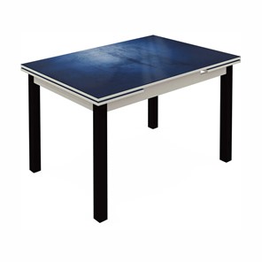 Обеденный раздвижной стол Шанхай исп.2 ноги метал. крашеные №21 (Exclusive h149/белый) в Тамбове