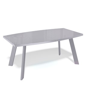 Кухонный стол раздвижной SL1600 (серый/стекло серое глянец) в Тамбове