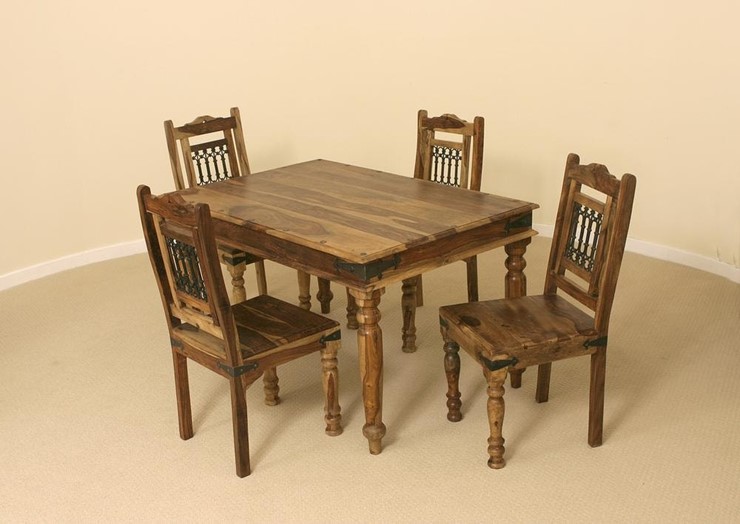 Кухонный обеденный стол Бомбей 0390-135 палисандр, 135*90*76, натуральный (natural) арт.11676 в Тамбове - изображение 8