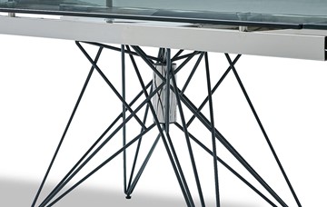 Кухонный стол раскладной T-041 (140) прозрачный в Тамбове - предосмотр 2
