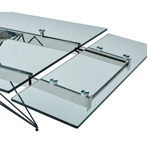 Кухонный стол раскладной T-041 (140) прозрачный в Тамбове - предосмотр 5