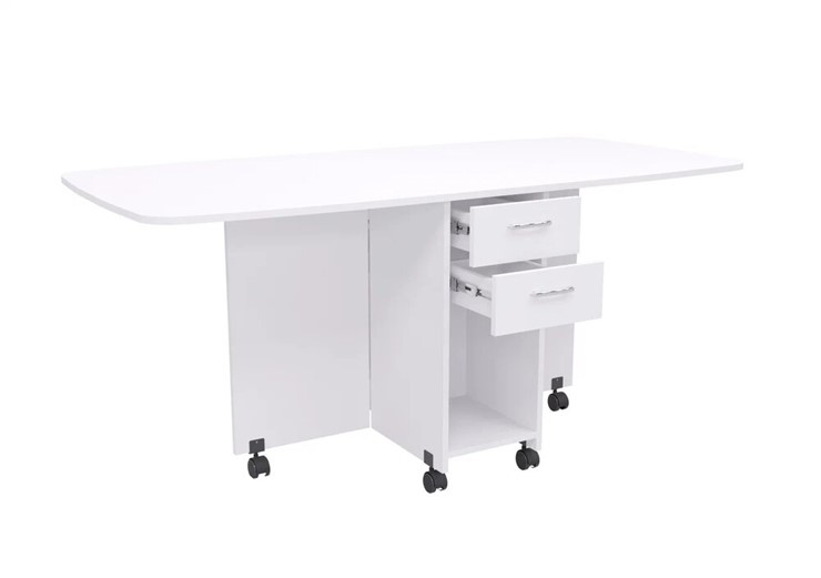 Кухонный стол 1-6702, Белый в Тамбове - изображение 1