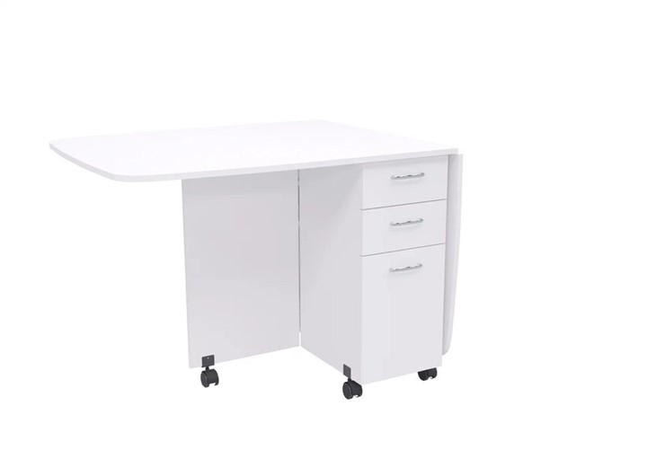 Кухонный стол 1-6702, Белый в Тамбове - изображение 2