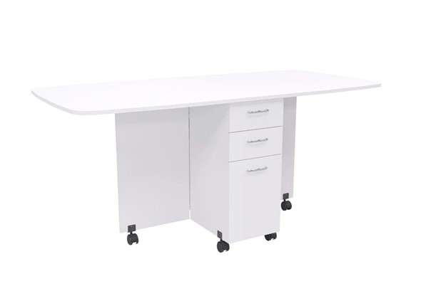 Кухонный стол 1-6702, Белый в Тамбове - изображение