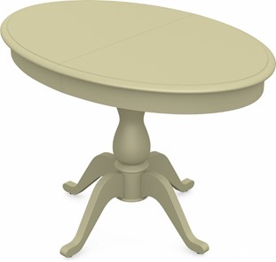 Кухонный стол раскладной Фабрицио-1 исп. Эллипс, Тон 10 Покраска + патина с прорисовкой (на столешнице) в Тамбове