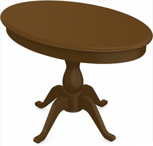 Кухонный раскладной стол Фабрицио-1 исп. Эллипс, Тон 2 Покраска + патина с прорисовкой (на столешнице) в Тамбове