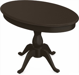 Кухонный раздвижной стол Фабрицио-1 исп. Эллипс, Тон 8 Покраска + патина с прорисовкой (на столешнице) в Тамбове