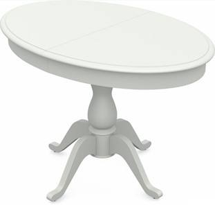 Обеденный раздвижной стол Фабрицио-1 исп. Эллипс, Тон 9 Покраска + патина с прорисовкой (на столешнице) в Тамбове
