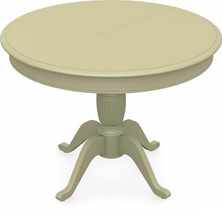 Обеденный раздвижной стол Леонардо-1 исп. Круг 820, тон 10 (Морилка/Эмаль) в Тамбове - изображение