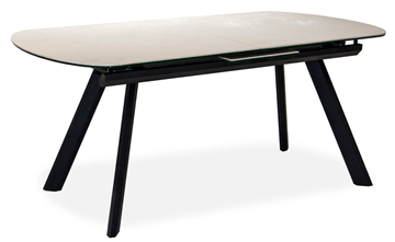 Кухонный стол раскладной Шамони 3CQ 180х95 (Oxide Avorio/Графит) в Тамбове - предосмотр