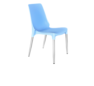 Кухонный стул SHT-ST75/S424-C (голубой/хром лак) в Тамбове